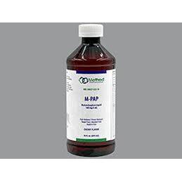 M-PAP Acetaminophen Liquid – 160 mg / 5 mL (4 Fl Oz / 118 mL)