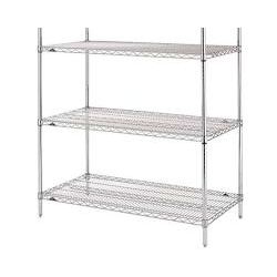 WIRE SHELF 18"x48" CHROME 4 CT DS