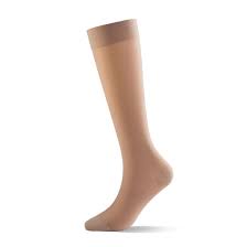 Dr. Comfort Sheer Compression Stockings, 15-20 mmHg, Nude, Size Small