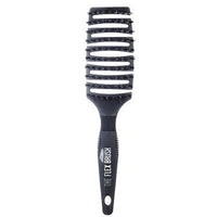 The Flex Brush XL Mixed Bristle Vent Brush with Boar & Nylon Pins, Black