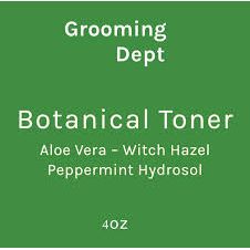 Grooming Dept Peppermint Hydrosols Botanical Toner 4 Oz
