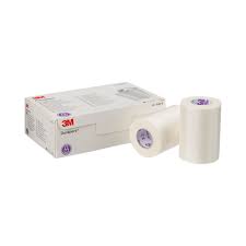 3M Durapore Silk-Like Cloth Surgical/Medical Tape, 3 Inch x 10 Yard, Box of 4 Rolls