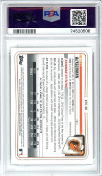 Graded 2020 Topps Bowman 1st Edition Adley Rutschman #BFE50 Sky Blue Foil Rookie RC Baseball Card PSA 10 Gem Mint