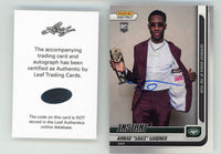 Autographed/Signed 2022 Panini Instant Ahmad Sauce Gardner #269 Rookie of the Year RC Auto Football Card Leaf COA