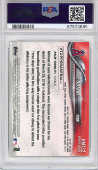 Graded 2018 Topps Chrome Update Shohei Ohtani #HMT32 Rookie RC Baseball Card PSA 10 Gem Mint