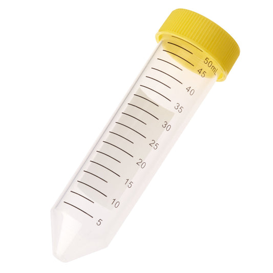 CELLTREAT 230421Y 50mL Centrifuge Tube, Yellow Cap - Bag, Sterile
