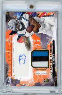 2024 Topps Inception Ja'Tavion Sanders #PPA-JSA /20 Autographed Rookie RC Football Card