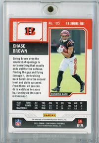 2023 Panini Contenders Playoff Ticket Chase Brown #105  /149 Auto Rookie RC Football Card