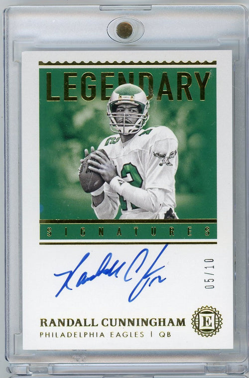 2020 Panini Encased Legendary Signatures Randall Cunningham #LSRC Auto /10 Football Card