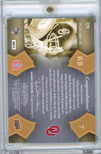 2011 Upper Deck Exquisite Football DeMarco Murray #129 /135 Rookie Patch Auto Rookie RC Football Card