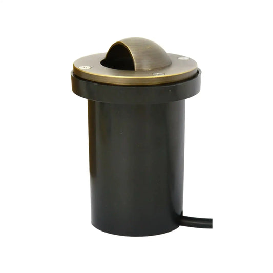 In-Ground Well Modern Lighting Fixtures with Brass Cover (Half Moon)