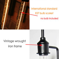 Innovative American Style Pipe Lamp for Balcony, Stairs and Bedside
