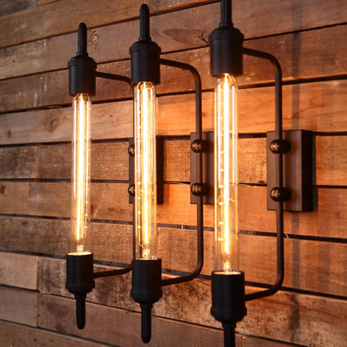 Innovative American Style Pipe Lamp for Balcony, Stairs and Bedside