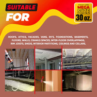 Spray Foam Insulation Kit -  30oz Complete DIY Insulation
