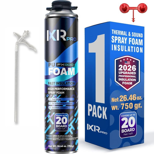 Spray Foam Insulation Can - Closed Cell Polyurethane Foam