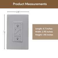 Intelligent Light Switch with Dimmer and Smart Control