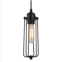 Iron Chandelier with Metal Cage Design for Modern Spaces
