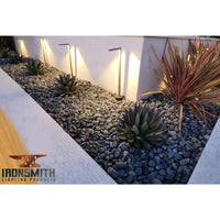 12V Brass Waterproof Walkway Lights - LED & Halogen | G4 Bulb Not Included