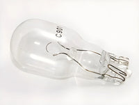 T5 Clear Incandescent Wedge Base Bulbs, 7W 12V AC or DC Input - Pack(20)