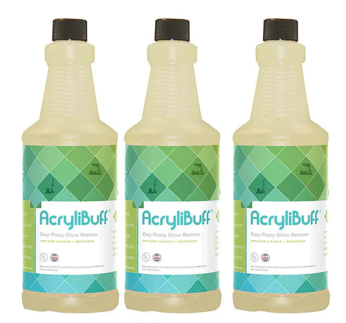 AcryliBuff Spray On Spray Buff Floor Gloss Restorer, 1 Quart