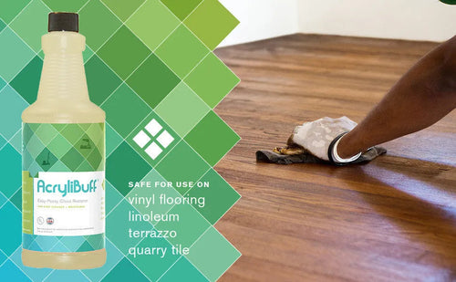AcryliBuff Spray On Spray Buff Floor Gloss Restorer, 1 Quart