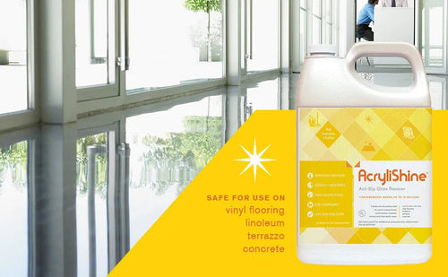 AcryliShine Concentrated UHS Floor Cleaner & Restorer, 1 Gallon