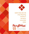 AcryliWax 25 High-Gloss, High Traffic Commercial Floor Finish