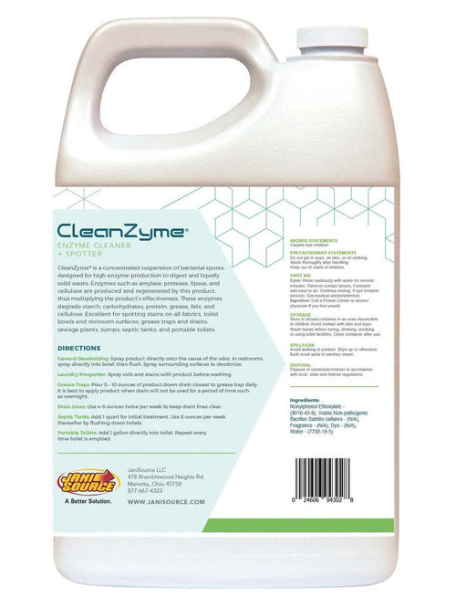 CleanZyme - Enzyme Cleaner, Pet Odor & Urine Remover, Gallon