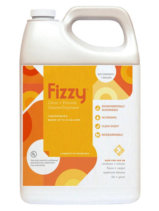 Fizzy Peroxide Citrus Powered Cleaner Degreaser 1:64, 1 Gallon