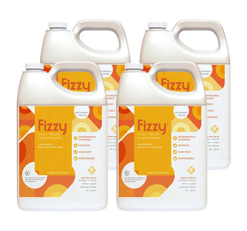 Fizzy Peroxide Citrus Powered Cleaner Degreaser 1:64, 1 Gallon