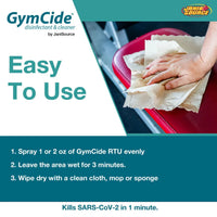 GymCide Ready-To-Use Sport Disinfectant & Cleaner, Quart