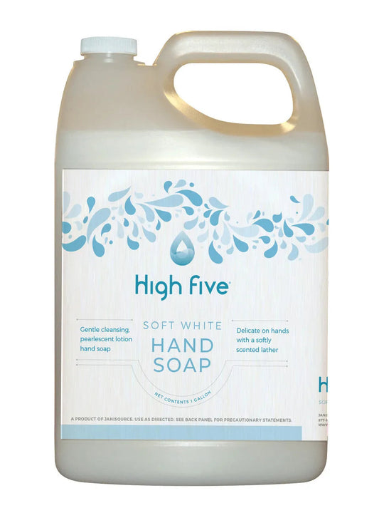 HighFive Soft White Premium Lotion Hand Soap, 1 Gallon