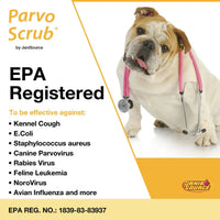 ParvoScrub RTU: Veterinary & Kennel Disinfectant, Cleaner, & Deodorizer, Kills Parvo, 1 Quart