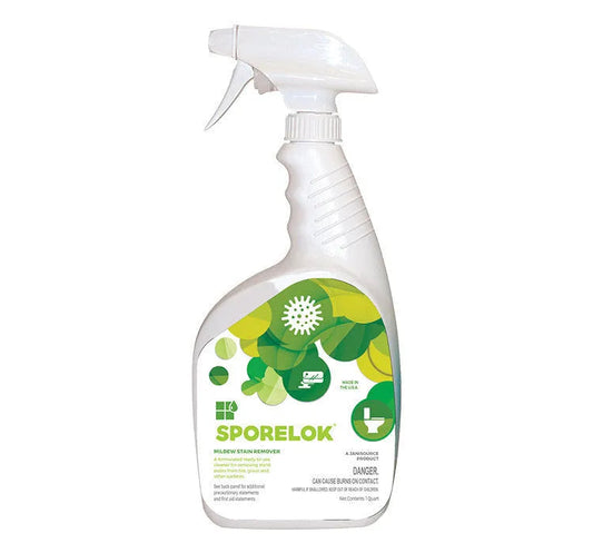 Sporelok Mildew Stain Remover, Ready To Use Spray, Quart