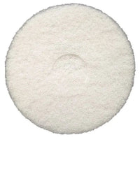 JaniSource Super High White Polishing Floor Pad, 12-Inch Dia (Case of 5)