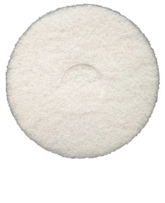 JaniSource Super High White Polishing Floor Pad, 12-Inch Dia (Case of 5)