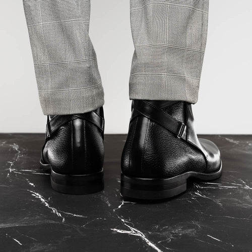 Zelli Italia Zelli Italia 45-600-BLK Jodphur Italian Calfskin Boot, Black