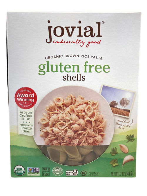 Shells, Brown Rice, Organic, Jovial, Gluten-Free