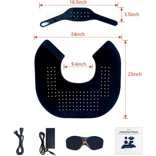 Red Light Therapy Wrap for Neck and Shoulder Pain Relief