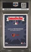 Graded 2023 Topps Garbage Pail Kids Gunnar Henderson #25A Gung Ho Gunnar Rookie RC Baseball Card PSA 10 Gem Mint