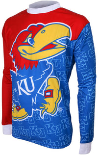 Kansas University Jayhawks Men's MTB Cycling Jersey (Small)
