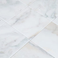 Giallo Calacatta White Marble Tile - Livfloors Collection