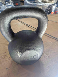 Kettlebell - Muscle D Fitness - Cast Iron - Heavy Duty (Kettlebell Only)