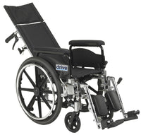 Viper Plus GT Full Reclining Wheelchair, Detachable Full Arms, 20" Seat RIO Medical Supplies