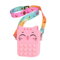 Kitty Cat Bag Bubble Pop Fidget Crossbody Purse