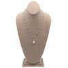 Labradorite Chain Necklace With Freshwater Pearl Pendant