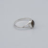 Labradorite Sterling Silver Ring Oval Stone Boho Adjustable