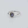Labradorite Sterling Silver Ring Oval Stone Boho Adjustable