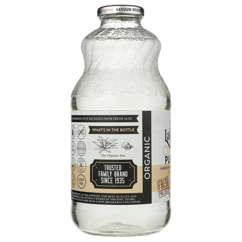 Organic Aloe Juice with Lemon