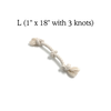 100% Organic Cotton Rope Dog Toy - 5 Sizes | Boba & Vespa